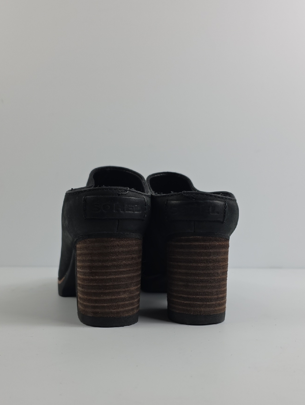 Sorel Addington Waterproof Black Women's Mule Boots Size 6.5 - Picture 7 of 11